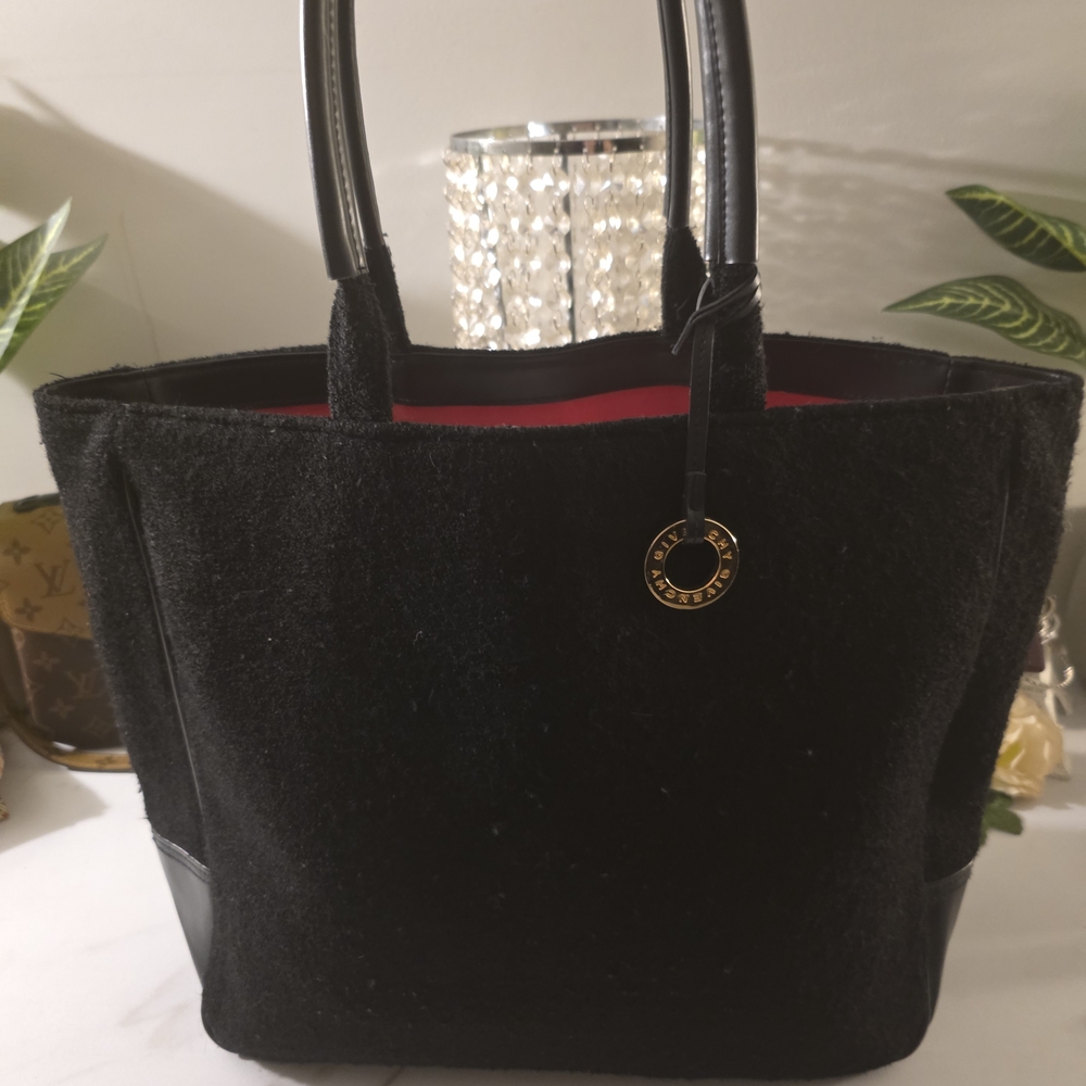 Givenchy Black Tote with Gold Charm